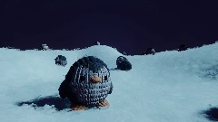 Knitted Little penguin