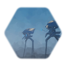 Alien fighting machine models tripod & uberpod 2005