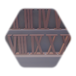 Roman Numeric Figures