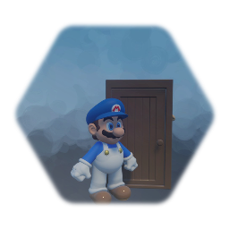 Smg4 door but Wallace and  cheese