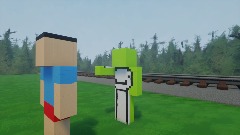 Dream has chase by the monke.