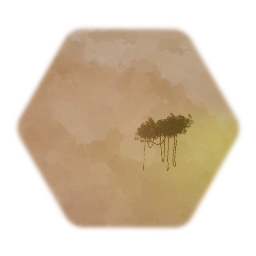 Tree bush with vines