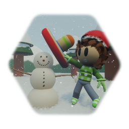 Jaborda with Christmas clothe