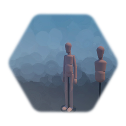 Hello Neighbor Wooden Manicans