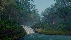 Lush New Zealand Falls