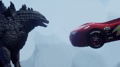 GODZILLA VS THE MCQUEEN BED