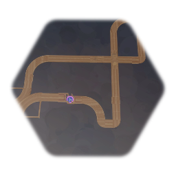 Tin toy rally track layout