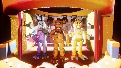 Fnaf Movie stage recreation
