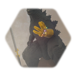 Godzilla with the Infinity Gauntlet