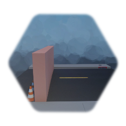 Street Floor/Traffic Cones/Invisible Barrier