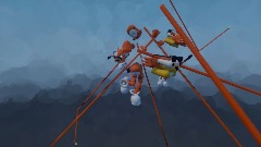 Chester Cheetah kisses sonic