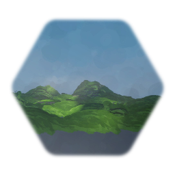 Background hills (Painted)