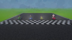 Bowser jr kart race demo