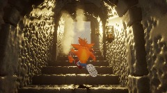 Crash Bandicoot Dusty Temple (Short level)