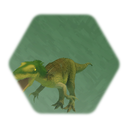 Dinosaur king Megaraptor stylized