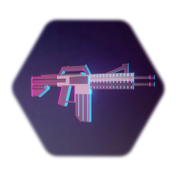 Futuristic Assault Rifle