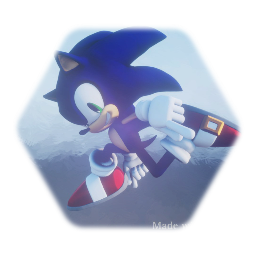 Sonic model with animation