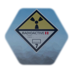 Class 7 Radioactive Placard