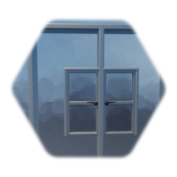 Glass Front Double Door