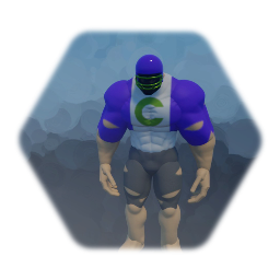 Roided up Chaos High Football player