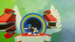 Tela de título Sonic generetions