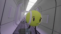 Tennis ball! give me the child!