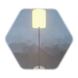 Standing lamp - green shade