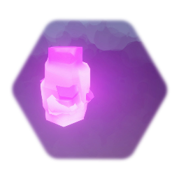 Purple Glowing Crystal
