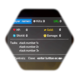 MMORPG Inventory Interface