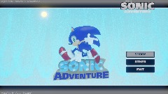 Sonic Adventure Menu Showcase