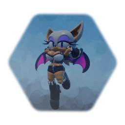 Rouge the Bat (Goth outfit)- Sonic the hedgehog