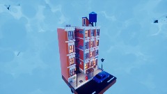 My first poly 3d model городскаяулица4 isometric