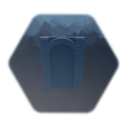 Brick Curve Gate
