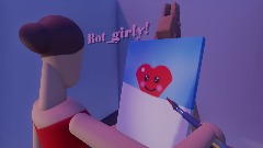 Bot_girlys Valentine paintings!