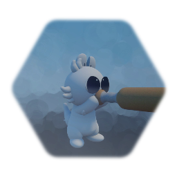 Bip with bonkey stick balloon