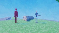 Minecraft but as a FPS Game