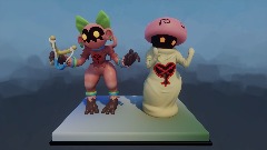 Pink Agaricus & Bouncywild Heartless