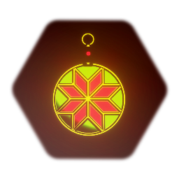 Shiny Red Star Holiday Ornament