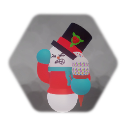 Inflatable shaking Snow man