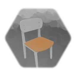 Old White Wooden Chair