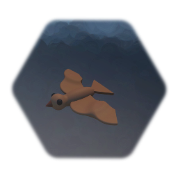 Gliding Cartooney Hawk