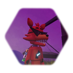 Vaporwave foxy (Original design is not mine)