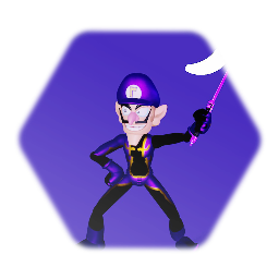 Moon Blade Waluigi