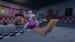 Chica eats pizza simulator - Glamrock Chica