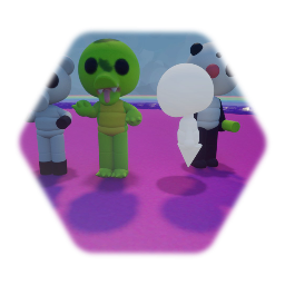 Cute snake and ghost and more obby 4 player