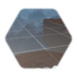 Angle Chemin droit terre humide