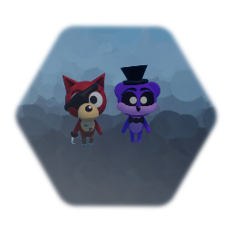Two pack  shadow freddy and foxy