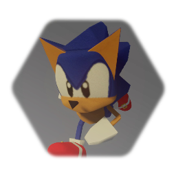 (Sega Saturn) Sonic model
