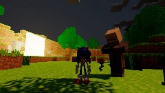 Sonic in minecraft