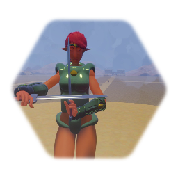 Gerudo Sasame (The blind one) (playable) W.I.P